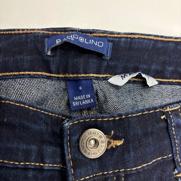 Bandolino Mandie Straight Leg Women's size 6 Dark Wash Blue Denim Jeans - Picture 2 of 4